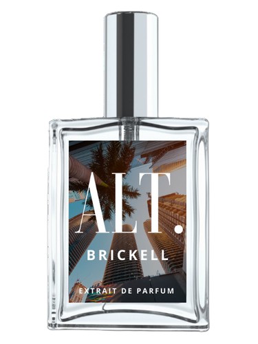 Frasco de Brickell, de ALT. Fragrances