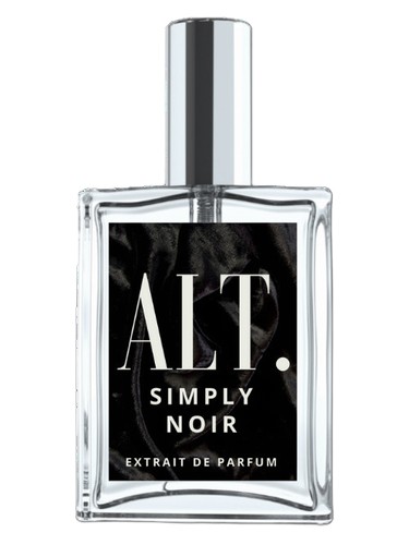 Frasco de Simply Noir, de ALT. Fragrances