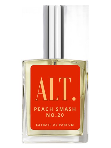 Frasco de Peach Smash, de ALT. Fragrances