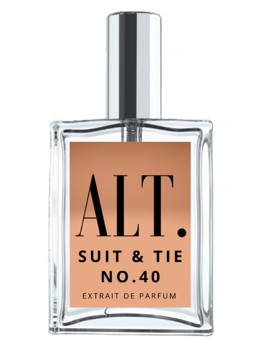 Frasco de Suit & Tie, de ALT. Fragrances