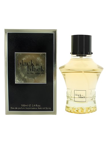 Frasco de Black is Black For Her, de Nu Parfums
