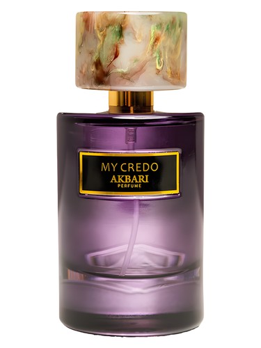 Frasco de My Credo, de Akbari