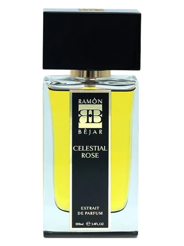 Frasco de Celestial Rose Extrait de Parfum, de Ramón Béjar