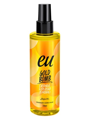 Frasco de Eu Gold Bomb, de Jequiti