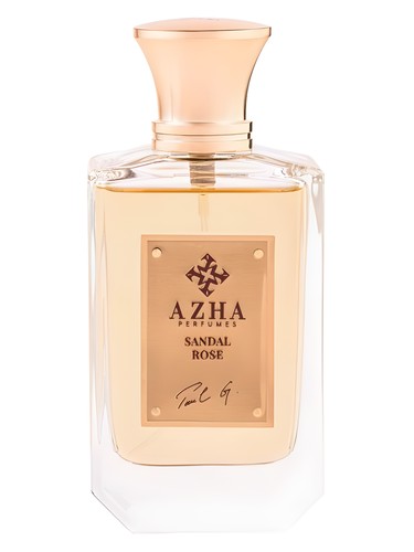Frasco de Sandal Rose, de Azha Perfumes