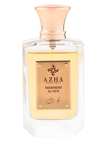 Frasco de Mishmish Al Oud, de Azha Perfumes