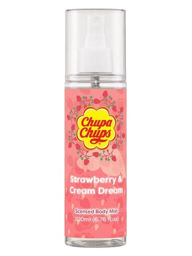 Frasco de Strawberries & Cream Dream Body Mist, de Chupa Chups