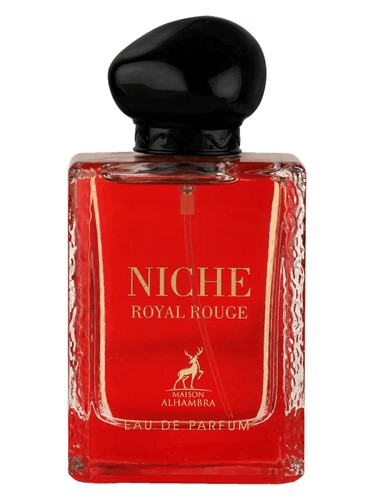 Frasco de Niche Royal Rouge, de Maison Alhambra