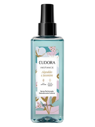 Frasco de Instance Algodão e Jasmim, de Eudora