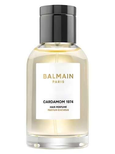 Frasco de Cardamom 1974 Hair Perfume, de Balmain Beauty