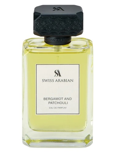 Frasco de Bergamot and Patchouli, de Swiss Arabian