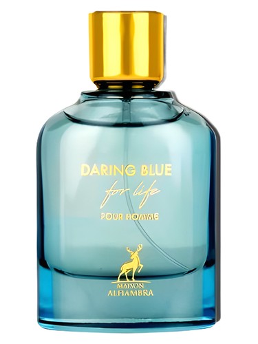 Frasco de Daring Blue For Life, de Maison Alhambra