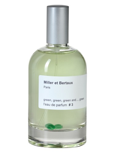 Frasco de #3 Green, Green, Green and... Green — Miller et Bertaux