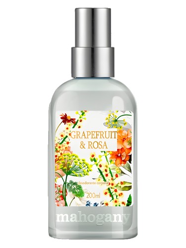 Frasco de Água Intensa Grapefruit & Rosa, de Mahogany