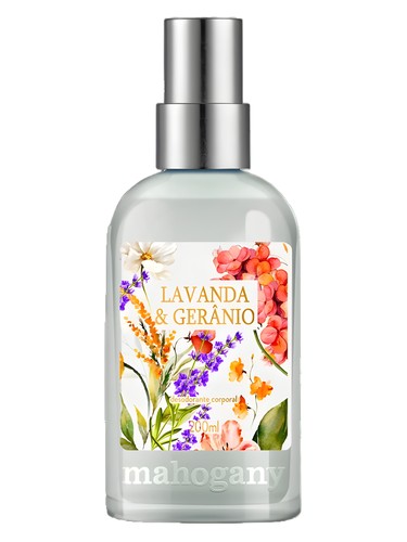 Frasco de Água Intensa Lavanda & Gerânio, de Mahogany
