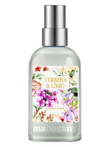 Frasco de Água Intensa Verbena & Lírio, de Mahogany