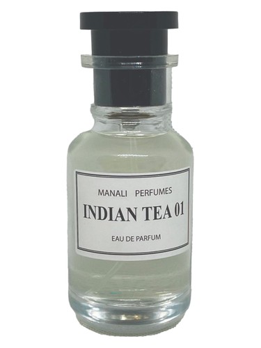 Frasco de Indian Tea 01, de Manali Perfumes