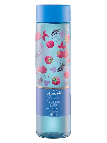 Frasco de Aquavibe Framboesa e Cassis, de Avon