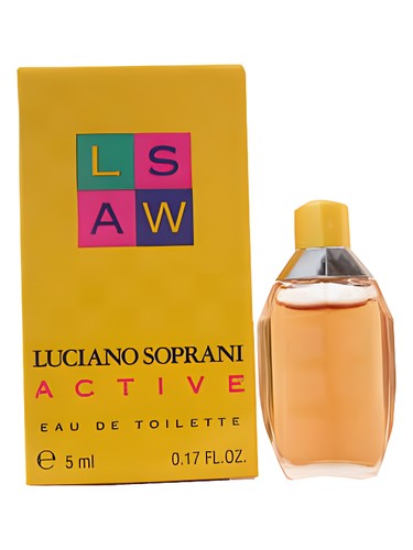 Frasco de Active, de Luciano Soprani