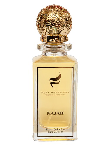Frasco de Najah, de Feli Perfumes