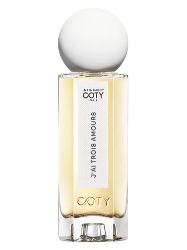 Frasco de J'ai Trois Amours, de Infiniment Coty Paris