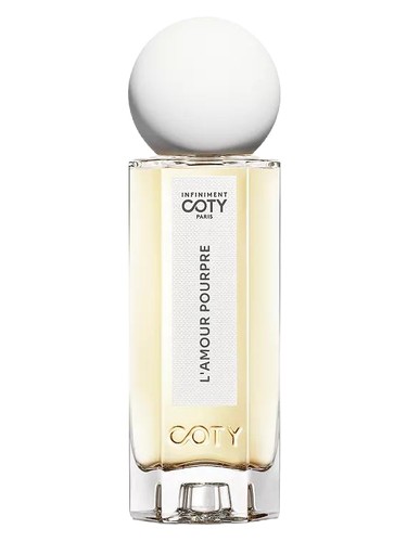 Frasco de L'Amour Pourpre, de Infiniment Coty Paris