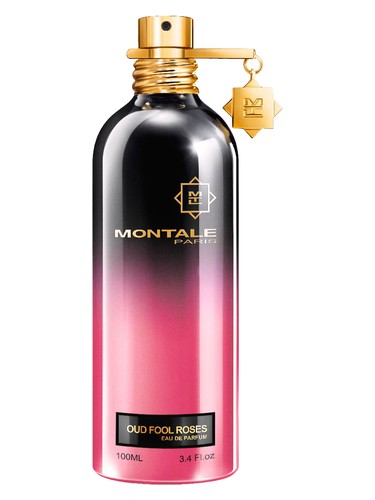 Frasco de Oud Fool Roses, de Montale
