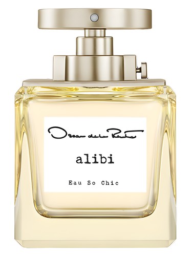 Frasco de Alibi Eau So Chic, de Oscar de la Renta