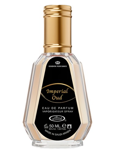 Frasco de Imperial Oud, de ALREHAB PERFUMES