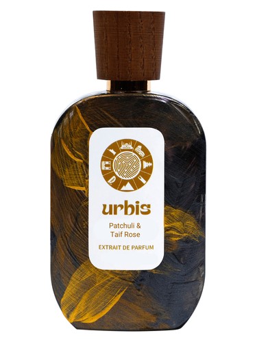 Frasco de Patchuli & Taif Rose, de URBIS PARFUMS