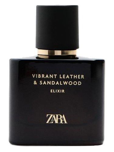 Frasco de Vibrant Leather & Sandalwood Elixir, de Zara