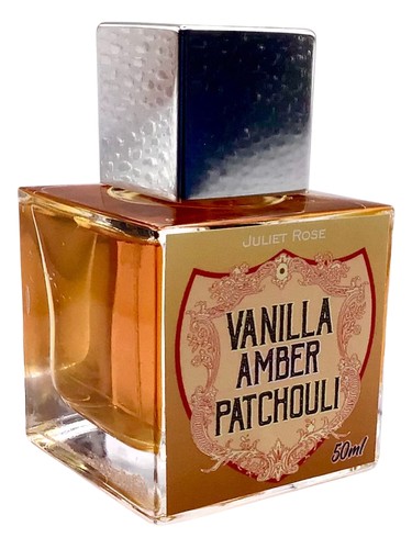 Frasco de Vanilla Amber Patchouli, de Juliet Rose