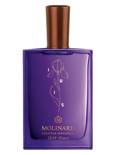 Frasco de Iris Eau de Parfum, de Molinard