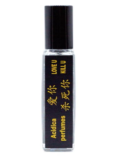 Frasco de Love U/Kill U, de Acidica Perfumes