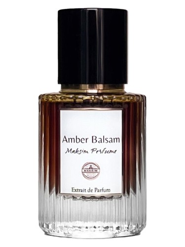 Frasco de Amber Balsam — Maksim Perfume
