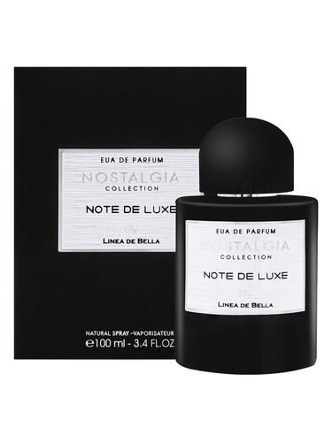 Frasco de Nostalgia Note De Luxe EDP, de Linea De Bella