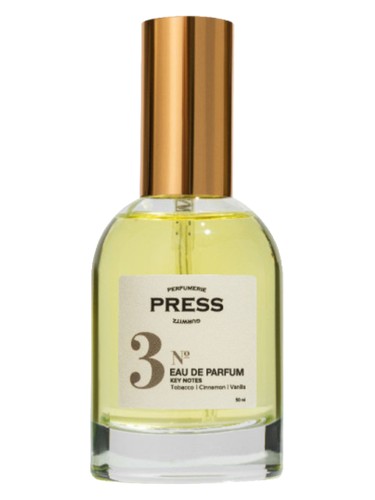 Frasco de No. 3, de Press Gurwitz Perfumerie