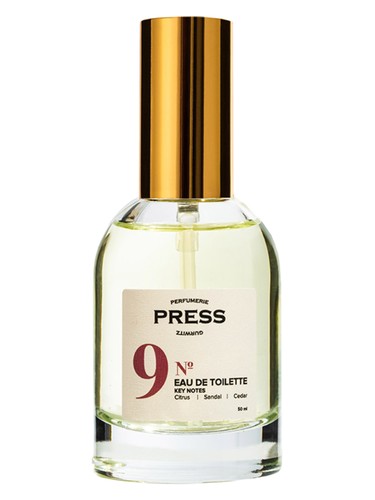 Frasco de No. 9, de Press Gurwitz Perfumerie