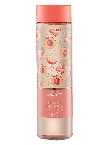 Frasco de Aquavibe Nectarina e Flor de Pêssego, de Avon