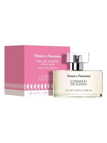 Frasco de Peonia e Pescanoce, de Cosmesi Siciliana