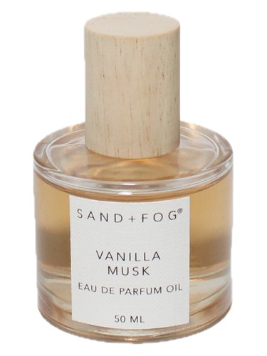 Frasco de Vanilla Musk — Sand + Fog