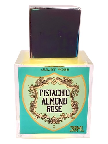 Frasco de Pistachio Almond Rose, de Juliet Rose
