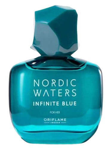 Frasco de Infinite Blue for Her, de Oriflame