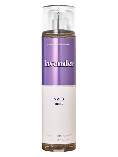 Frasco de No.3 Lavender, de Bath & Body Works