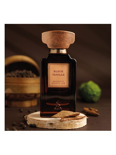 Frasco de BLACK VANILLA, de Aromatic Scents Lab