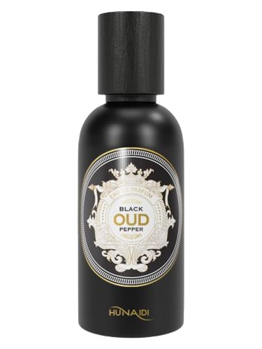 Frasco de Black Oud Pepper, de Al Hunaidi
