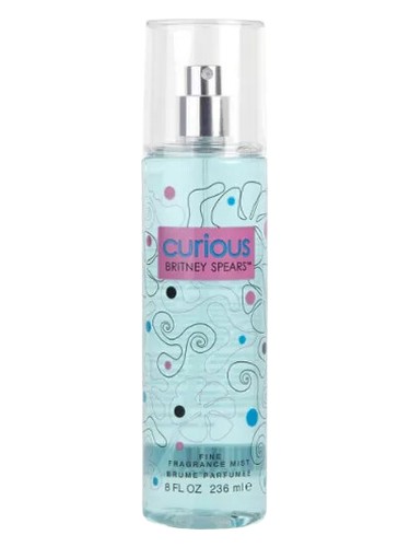 Frasco de Curious Body Mist, de Britney Spears
