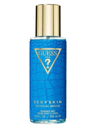 Frasco de Sexy Skin Tropical Breeze Fragrance Mist, de Guess