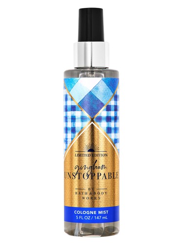 Frasco de Gingham Unstoppable Cologne Mist, de Bath & Body Works
