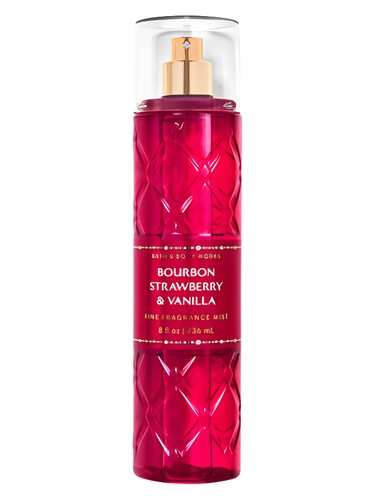 Frasco de Bourbon Strawberry & Vanilla, de Bath & Body Works